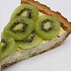 Monchoutaart met kiwi